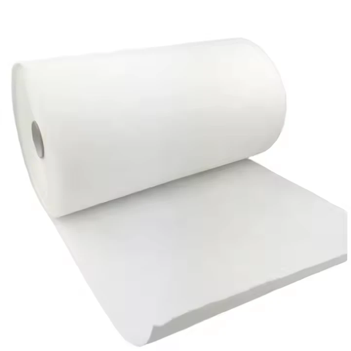 Perforated white Heavy Duty Dry Industrial Disposable industry Wipes Roll paper wiper shop towels (1)